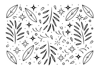 Collection of diverse tropical palm leaf silhouettes showcasing natural organic shapes and botanical beauty in multiple vibrant colors