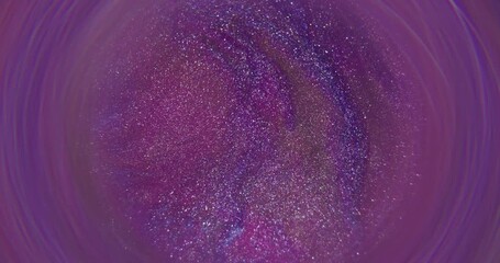 Color ink. Blur flow texture. Defocused purple blue golden round bubbles neon water floating on abstract creative acrylic art background. - Powered by Adobe