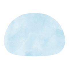 水彩で描いたシンプルなフレームイラスト