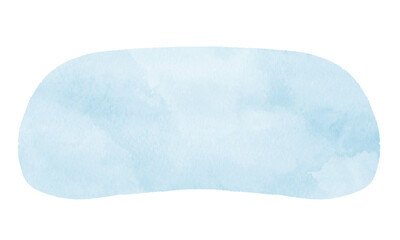 水彩で描いたシンプルなフレームイラスト