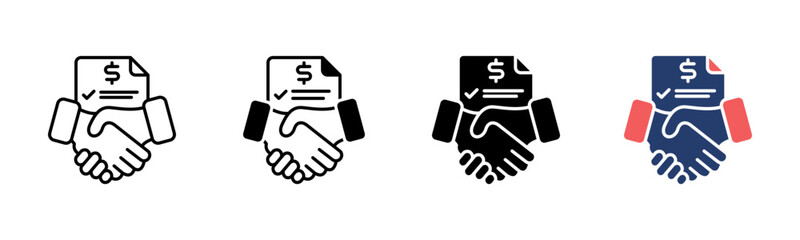 Project Management icon sheet multiple style collection