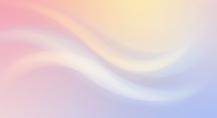 Obraz premium Smooth blue waves of light and color create a vibrant, abstract background illustration