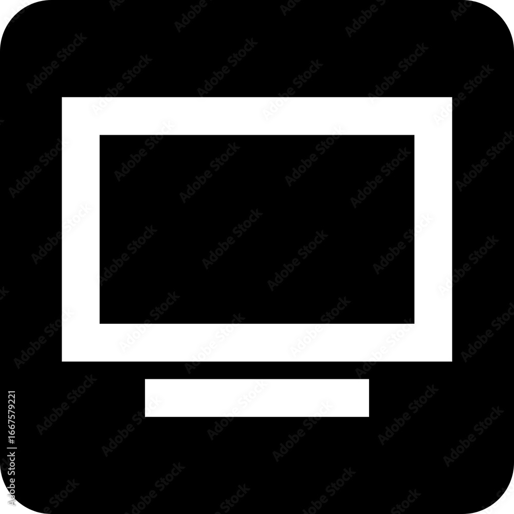 Poster computer monitor screen display desktop icon