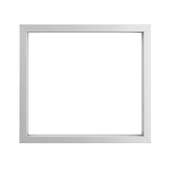 Obraz premium white photo frame transparent background