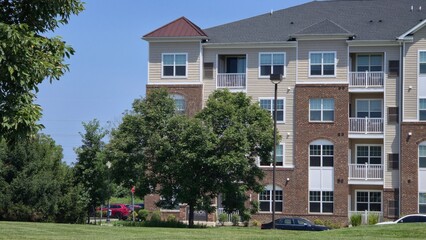 Residential Apartment Building Contemporatry Condominium Town Home Architecture New Jersey...