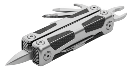 Versatile Stainless Steel Multi-Tool Pliers with Essential Pocket Knife Screwdriver and Wrench Functions for Outdoor Camping and Everyday Repairs