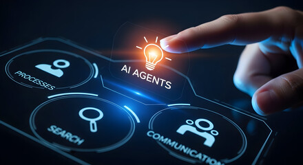 Tap into AI Agents for streamlined processes and communication in search, innovative technology interface