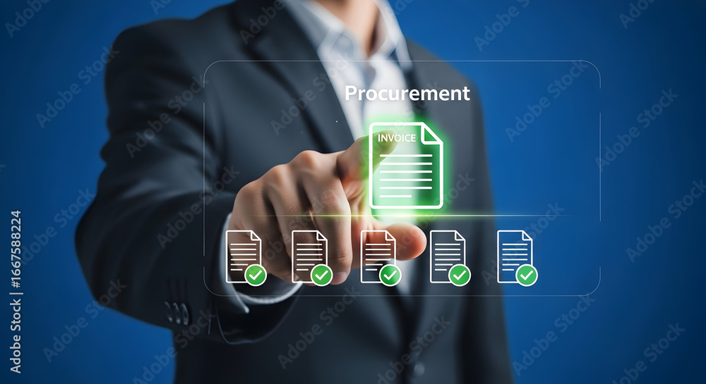 Poster streamline your procurement process with interactive document management and automated invoice appro