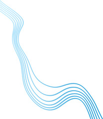 Abstract Wave Gradient Line 