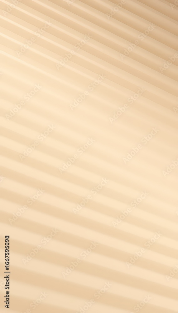Poster subtle diagonal ribbed pattern in neutral beige tone creates a calming and sophisticated abstract te