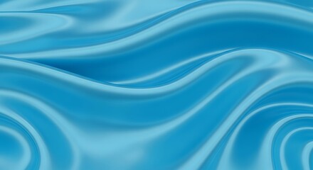 Smooth Light Blue Fabric Texture.