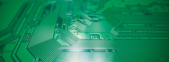 Technology hardware background. High tech electronic circuit board background. Electronic circuit...