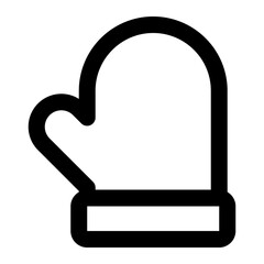 gloves icon for illustration