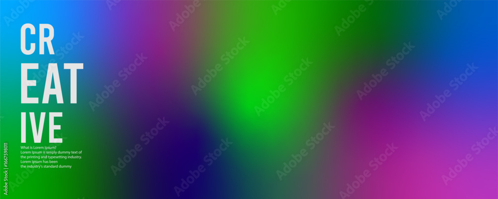 Poster freeform gradient background, abstract blurred texture | colorful trendy background | pattern decora
