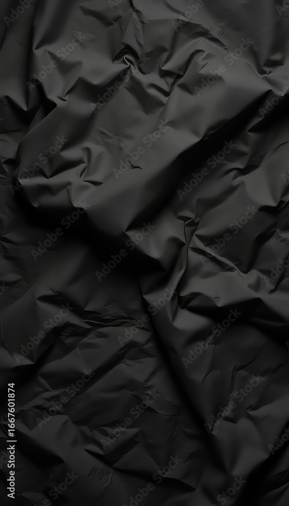 Aufkleber monochromatic textile texture with delicate folds and subtle shadows forming a captivating and intri