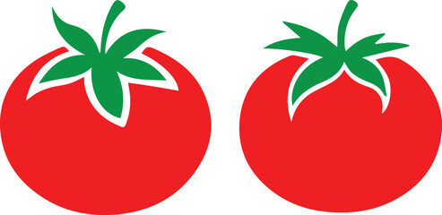 tomato icon and vector design.	