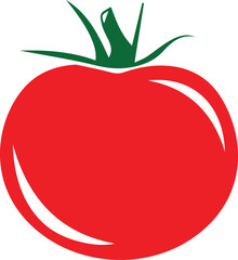 tomato icon and vector design.	