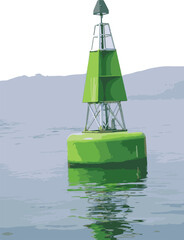 water tower in the sea