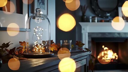 Autumn Sunflower Wreath on Wooden Door Decorated with Straw. - Powered by Adobe