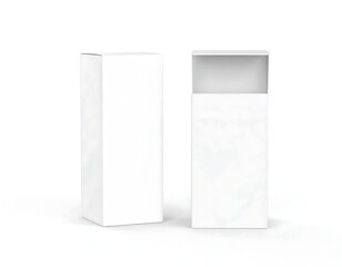 White Box, Opened, Studio Background