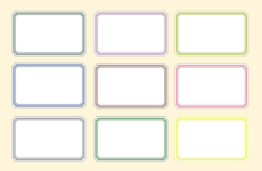 シンプルフレームセット