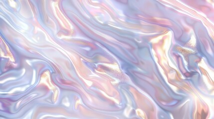 Fototapeta premium Minimal Luxury Pearly Background with Iridescent Gradient for Jewelry Presentation