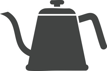 Obraz premium Kettle Icon Vector Illustration on White Background teapot tea coffee pot drink