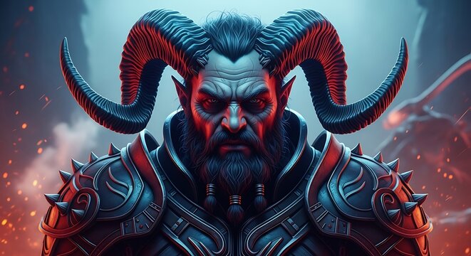 Powerful Demon Lord Portrait.