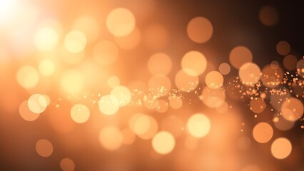 Abstract shimmering light particles with gradient colors and soft glowing bokeh, creating an atmospheric effect.