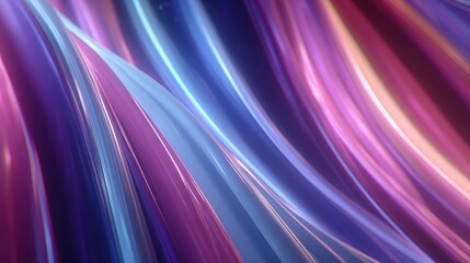 Abstract swirling neon light patterns in pink, purple, and blue hues