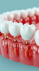 Dental implants seamlessly integrated into gumline