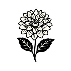 Dahlia Flower Design