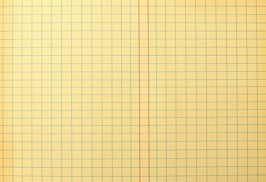 Close-up of aged, yellowed graph paper with faint grid lines showing wear and tear,  grid,  macro