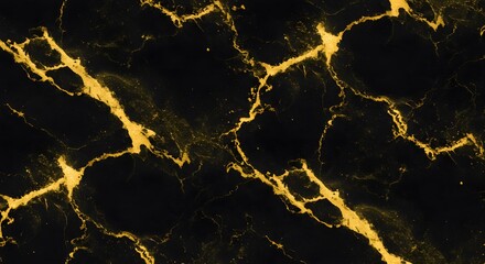 Black surface marked with gold veins