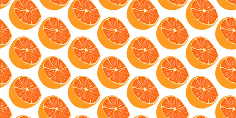 A Citrus Slice Pattern Ideal for Fresh and Inviting Designs in Various Contexts