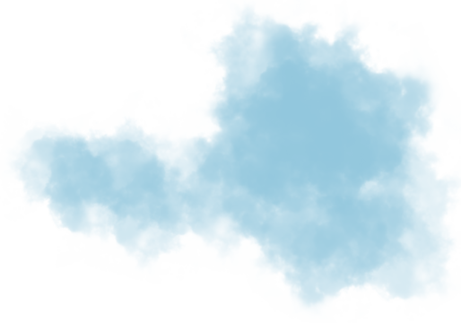 Light blue watercolor cloud texture with soft dreamy edges, airy misty background effect, artistic sky element perfect for design, digital art, and creative abstract projects.