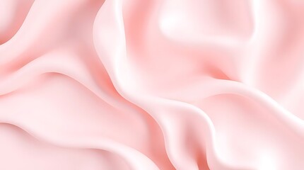 Obraz premium Light pink satin and silk fabric with a smooth, flowing, and luxurious texture