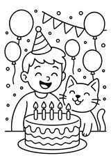 cat coloring page 37.eps
