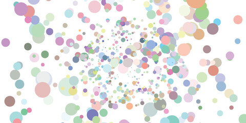 Colorful round vector design isolated on a white background. Template for holidays, parties, birthdays, weddings, and celebrations. Vol. 2