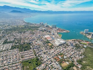 Fototapeta premium PUERTO VALLARTA AÉREA