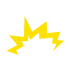 Bright starburst splash with dynamic comic style.