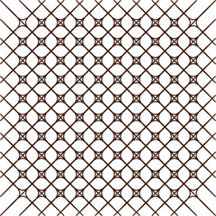 Naklejka premium A seamless chain-link fence pattern of vintage galvanized metal mesh with a barbed wire border on a blue background