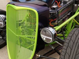 vintage car electric engine