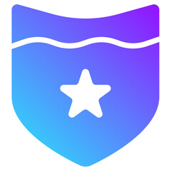 security gradient fill icon