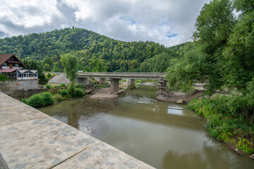 Fototapeta premium The city of Bardo in western Poland.