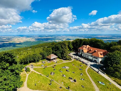 Sobotka, A beautiful view from top of Sleza near Wroclaw