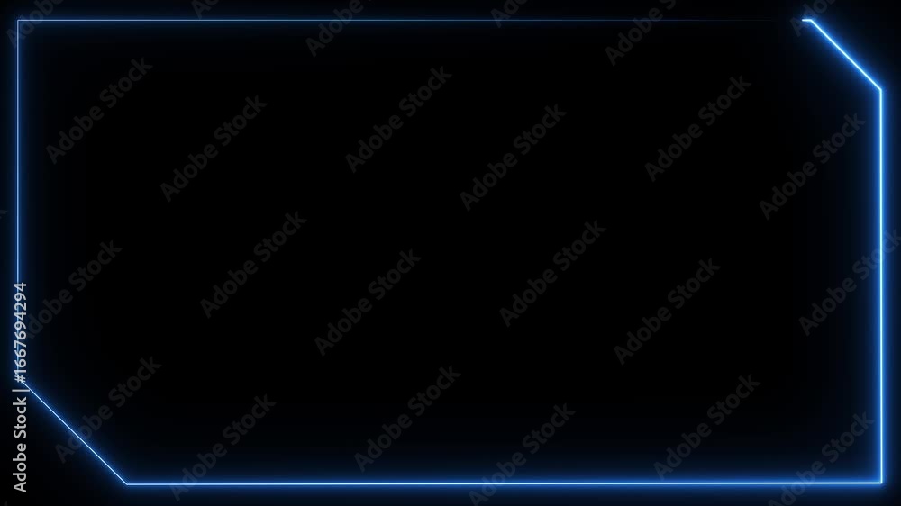 Poster futuristic digital hud cyber frame technology for video overlay templates.digital hud futuristic mot