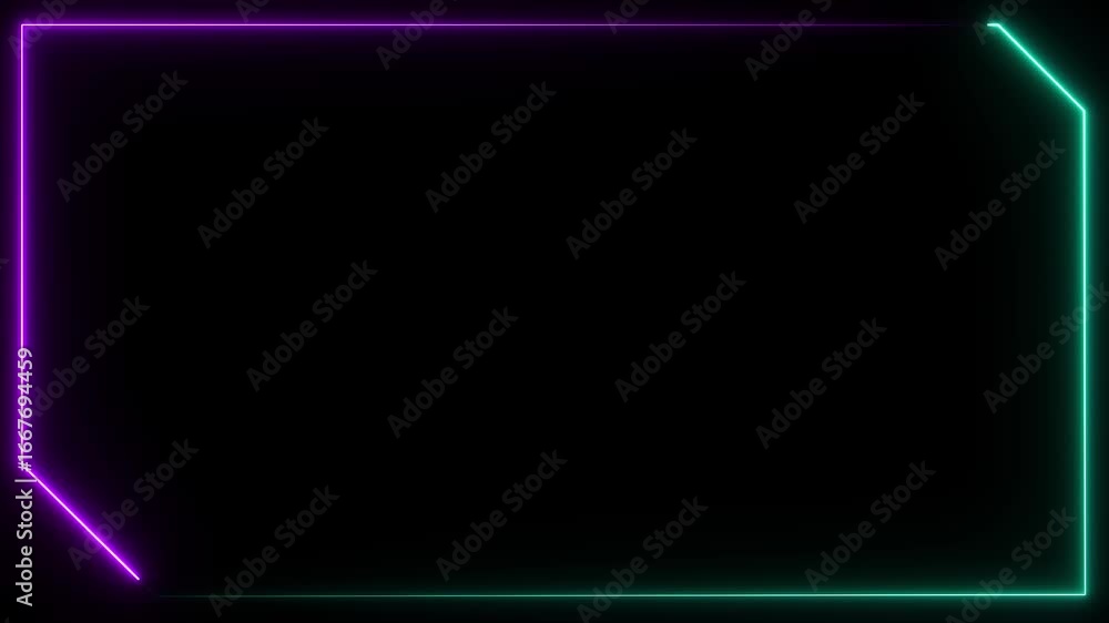 Poster futuristic digital hud cyber frame technology for video overlay templates.digital hud futuristic mot
