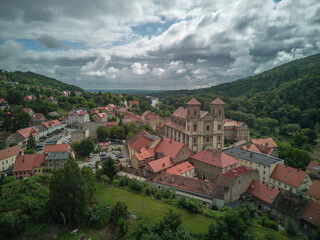 Fototapeta premium The city of Bardo in western Poland.