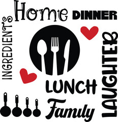 Vector illustration icon kitchen subway art isolated in white background